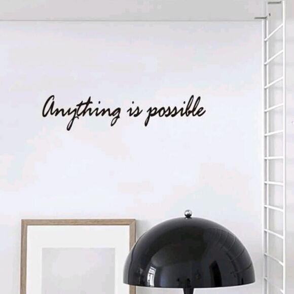“Anything is Possible” Removable Wall Sticker Decal - Picture 7 of 7